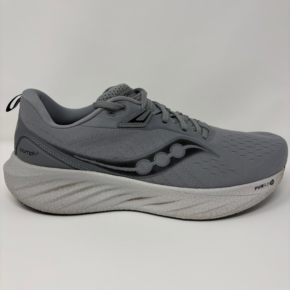 Saucony Triumph 22 Size 12.5 Men's Athletic Running Shoes Fog Gray S20964-211
